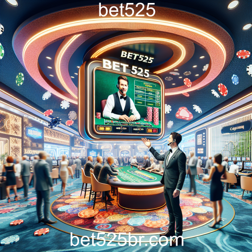 Experiência Imersiva no Cassino Ao Vivo do Bet525